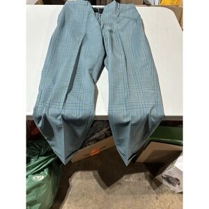 Vtg Mark Craig‎ Ltd Green Plaid Pants 30x30